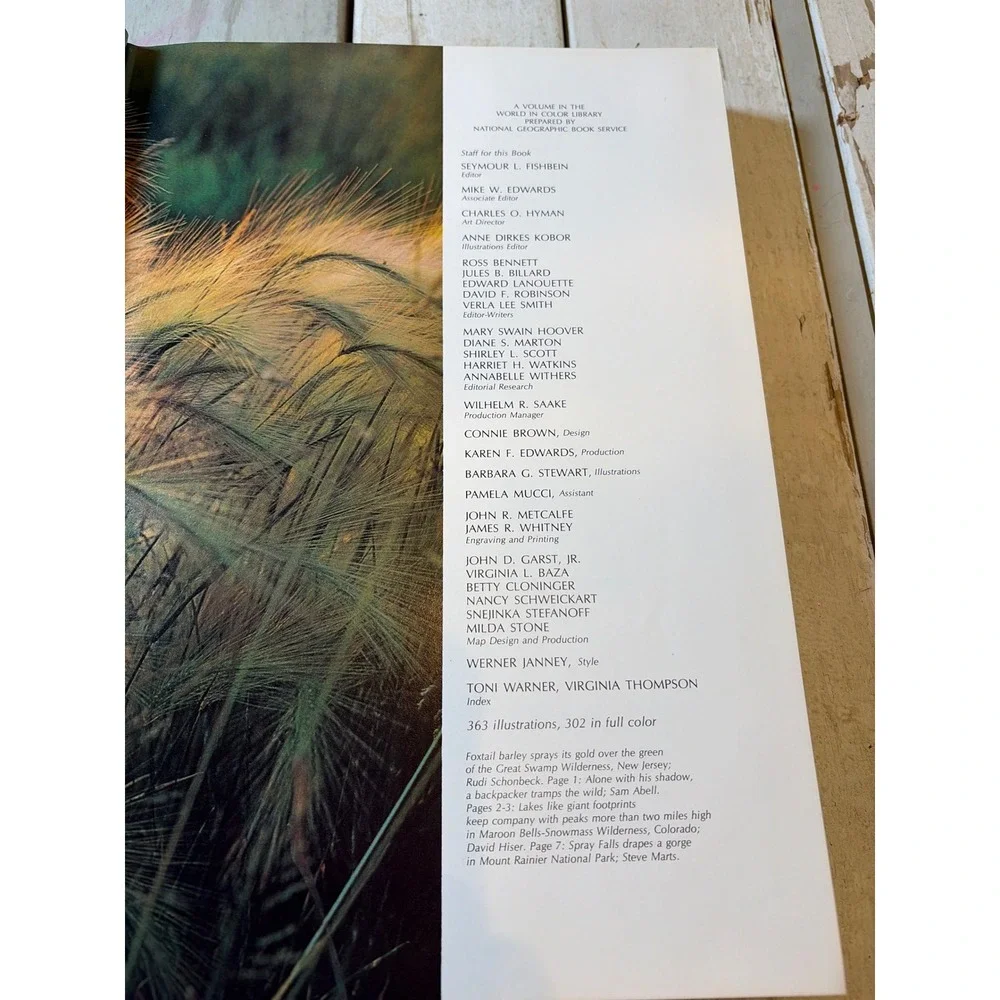 Wilderness U.S.A. National Geographic Society 1973 First Printing Vintage HC